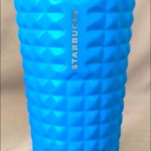 Starbucks 16oz Blue Studded Stainless Steel No lid